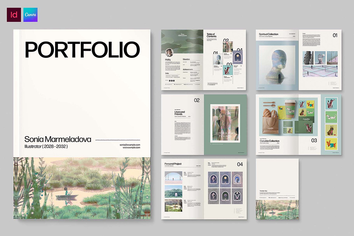 Portfolio Template, a Brochure Template by BrandPacks (Photo 1 of 5)