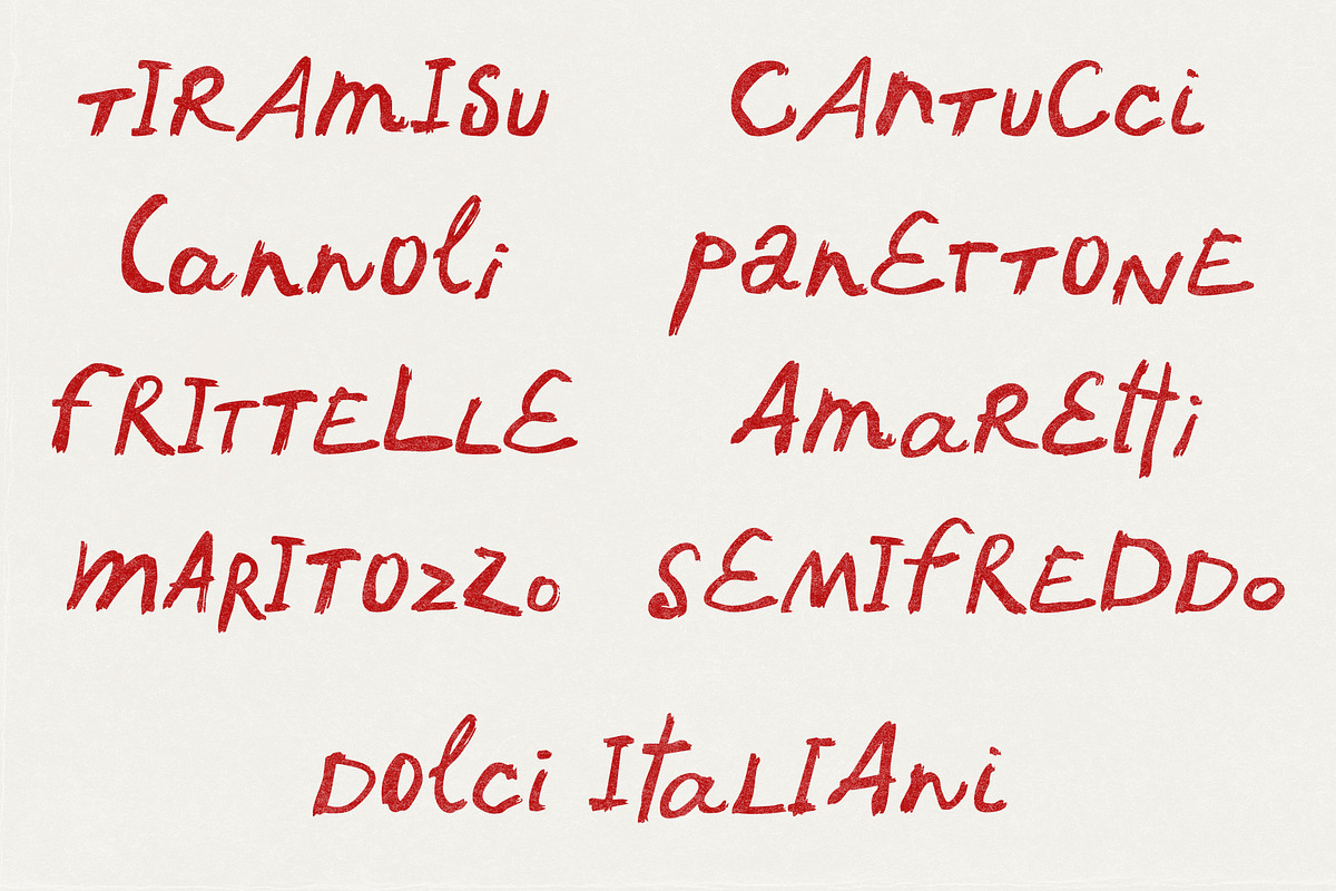 Organic Hand Painted Font, a Handwritten Font by Ayya Studio (Photo 12 of 17)
