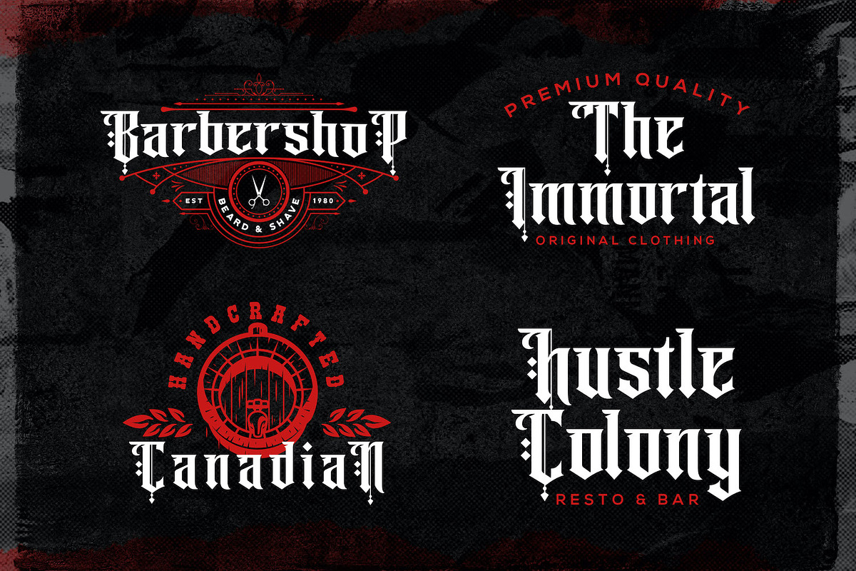Angel Rhapsody - Blackletter Font, a Blackletter Font by StringLabs (Photo 2 of 10)