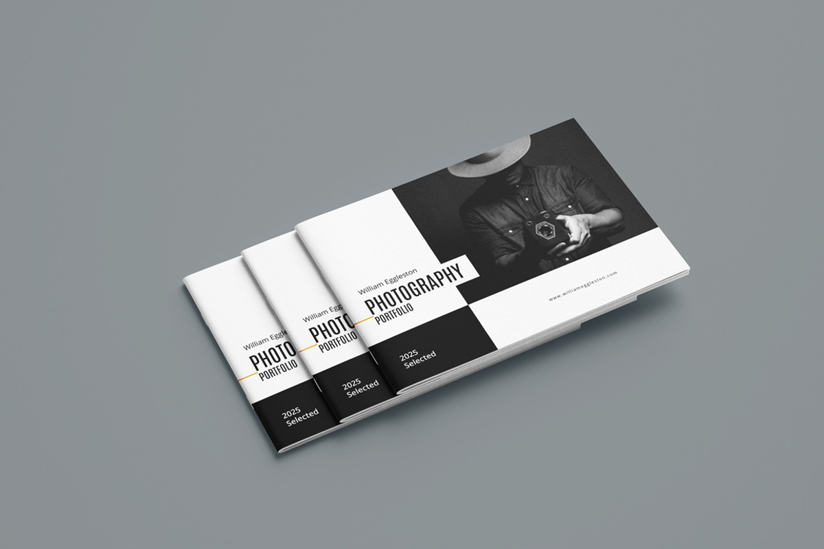 Photography Portfolio Template, a Brochure Template by adekfotografia (Photo 2 of 14)