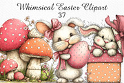Whimsical Easter Clipart Png, an Illustration by Craft Nest (Thumbnail 1 of 11)
