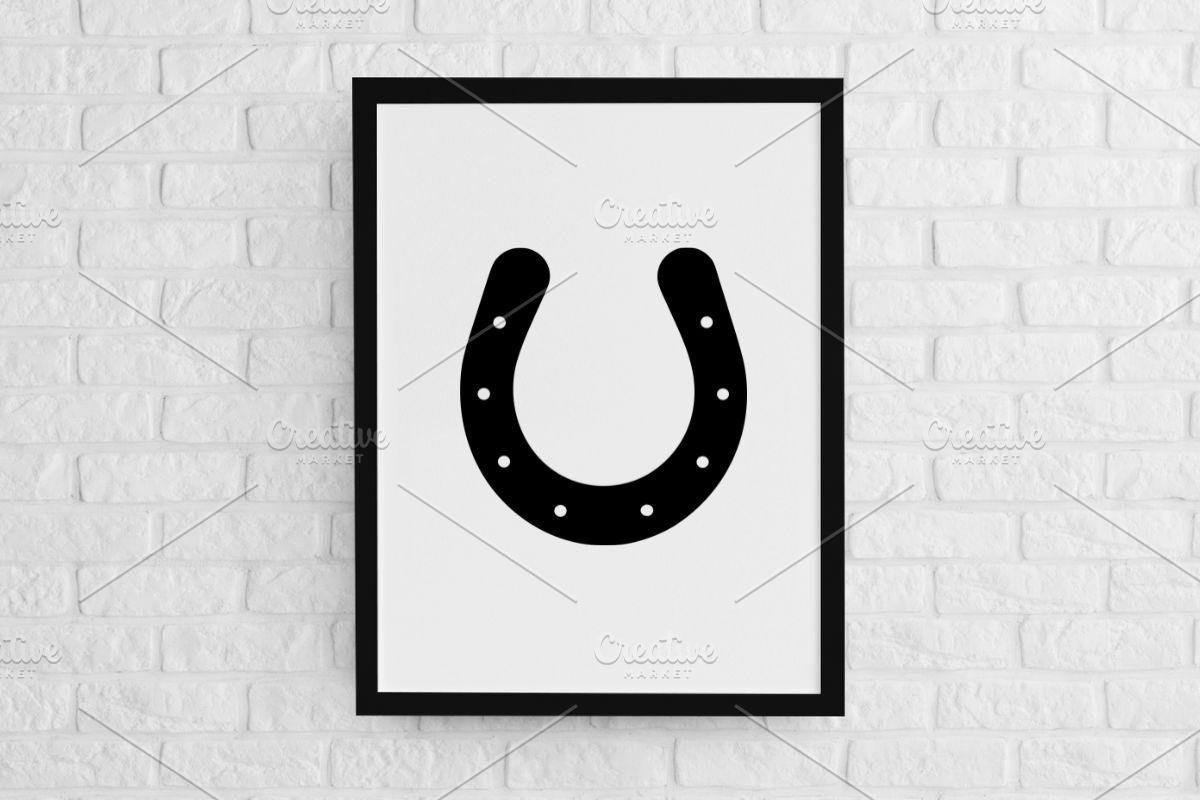Horseshoe Silhouette SVG, an Object Illustration by newminddesign (Photo 2 of 3)