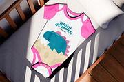 Baby Romper Mockup, a Shirt Mockup by Budogol Studio (Thumbnail 2 of 3)