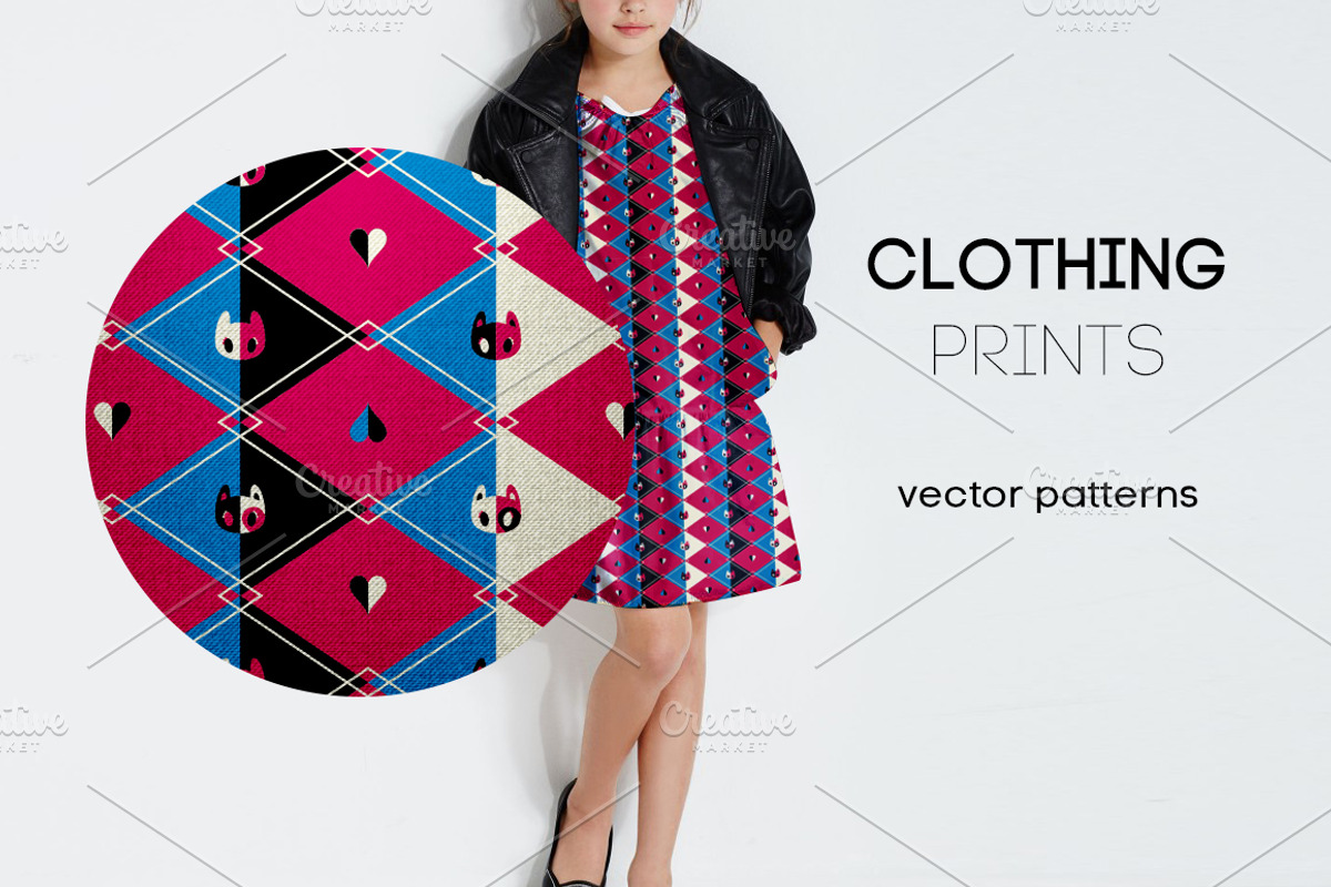 Covers design vector patterns, a Pattern Graphic by Helga Lukas (Photo 2 of 7)