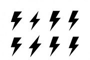 A bold set of lightning bolt icons, an Illustration by Amazin_art (Thumbnail 5 of 13)
