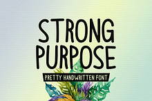 Strong Purpose Typeface