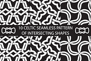 Celtic intersecting shapes patterns, a Pattern Graphic by Guten Tag Vector (Thumbnail 3 of 5)