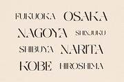 KATSUMI - Japanese Font, a Serif Font by Bekeen.co (Thumbnail 8 of 10)
