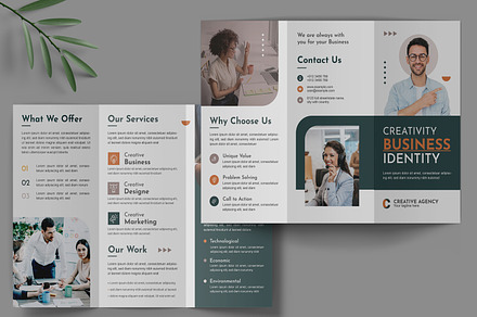 Creative Trifold Brochure Design, a Brochure Template by MightyDesign