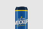 Realistic Slim Can Mock-up, a Print Template by Propex (Thumbnail 10 of 17)