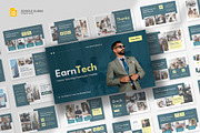Fintech Google Slides Template, a Presentation Template by fluffstudio (Thumbnail 1 of 4)