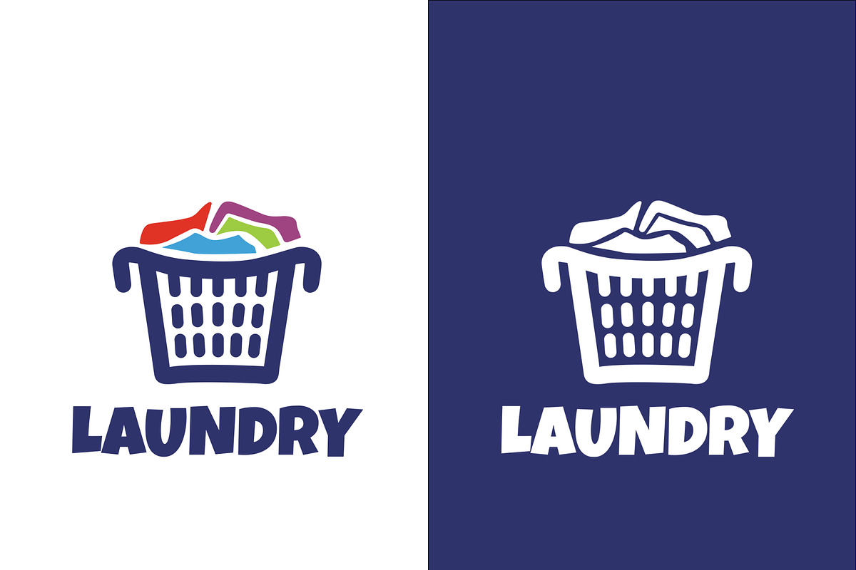 Laundry Logo Template, a Branding & Logo Template by HueNestify (Photo 2 of 3)