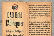 CAB Letterpress font, a Sans Serif Font by Kitch22 Foundry (Thumbnail 3 of 3)