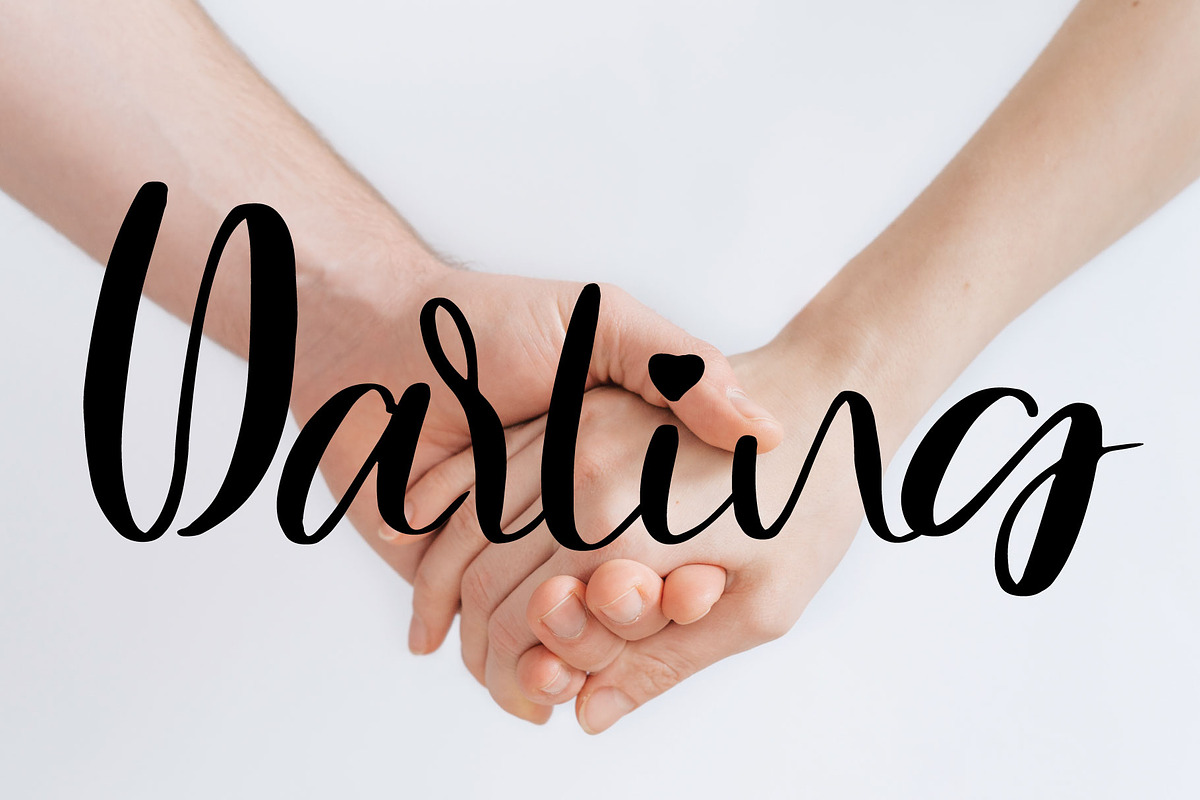 Darling font preview 2