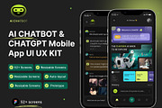 Ai chat pro | AI Chatbot UI Kit, an UI Kit Template by Muhammad_Ahmad (Thumbnail 1 of 6)