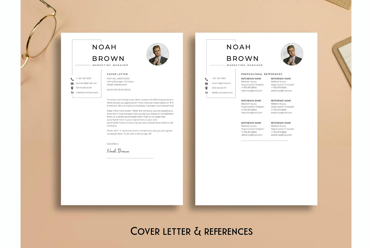 Word resume & cover letter template, a Resume Template by Climbwithelevator (Photo 5 of 10)