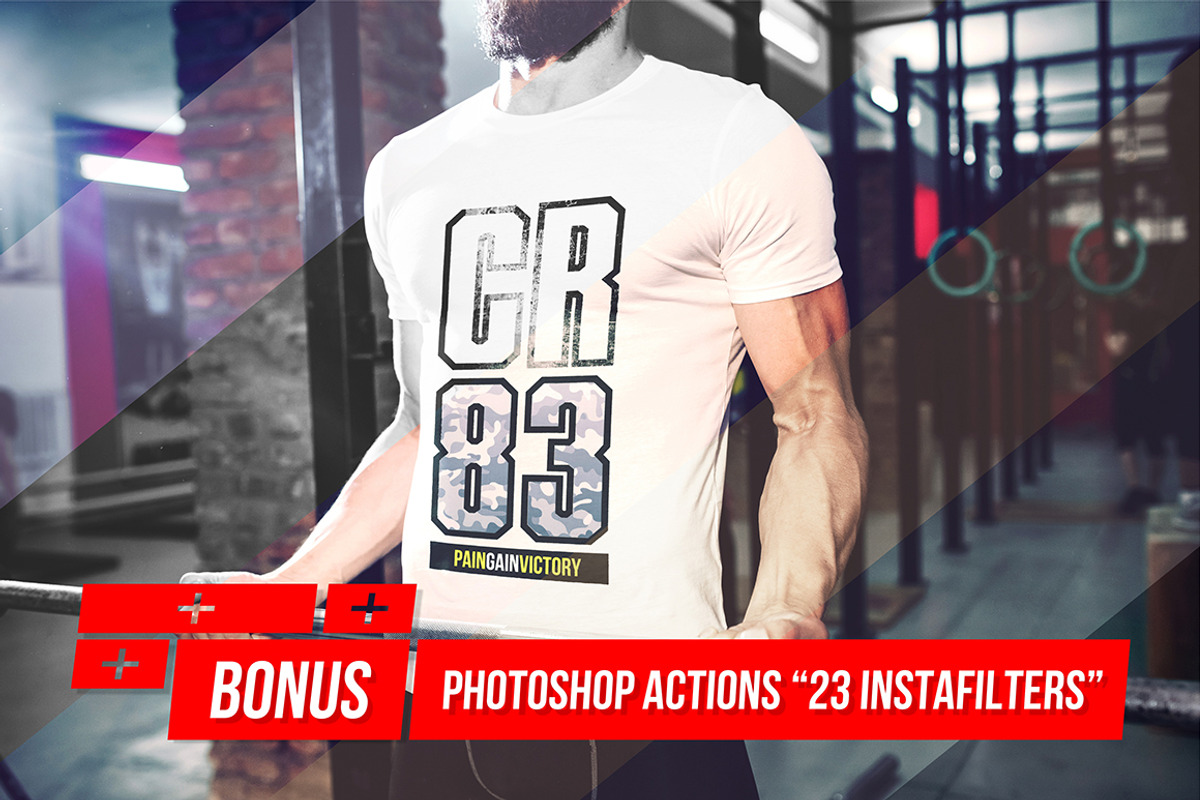 Sport T-Shirt Mock-Up, a Shirt Mockup by Freeman Studio (Photo 3 of 14)