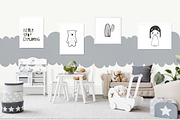 Kids Room Wall/Frame Mock Up 22, a Print Template by Whimsicality (Thumbnail 2 of 6)