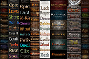 Action Sci-Fi Fantasy Text Effects, a Layer Style Add-On by pixelsao (Thumbnail 9 of 11)