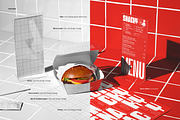 Burger Bar Menu Display Mockup, a Packaging Mockup by creatsy5 (Thumbnail 3 of 6)
