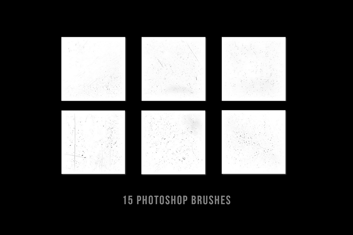Film texture photoshop brushes, a Brush Add-On by Walllow Creatives (Photo 3 of 3)