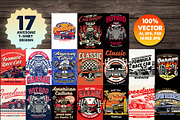 Vintage Car Shirt Design Collection, a Sport Illustration by bazzier_graphik (Thumbnail 2 of 4)
