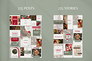 Christmas Instagram Templates, a Social Media Template by SociallyyCreative (Thumbnail 3 of 10)