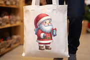 Christmas Santa Clipart Bundle, an Illustration by Rose Art (Thumbnail 4 of 5)