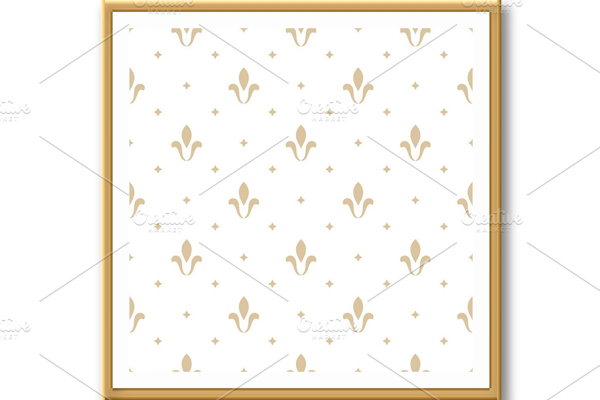 Geometric seamless floral pattern, a Pattern Graphic by RODINA (Photo 2 of 3)