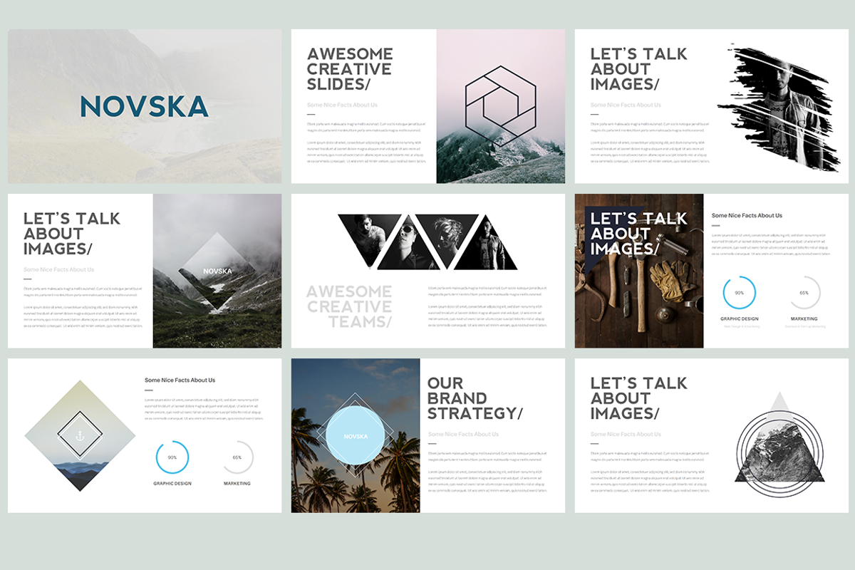 Novska - Modern Powerpoint Template, a Presentation Template by Elokka Std. (Photo 1 of 6)