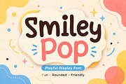 Smiley Pop – Playful Display Font, a Handwritten Font by Wow Magic (Thumbnail 1 of 6)