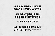 Heavy Hand - a Bold Font with Extras, a Font by On Point Studio (Thumbnail 2 of 6)