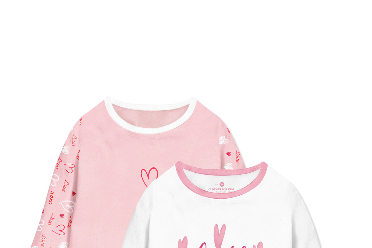 Baby Longsleeve with Flounce Mock-up, a Shirt Mockup by Mocca Mockups Store (Photo 7 of 22)