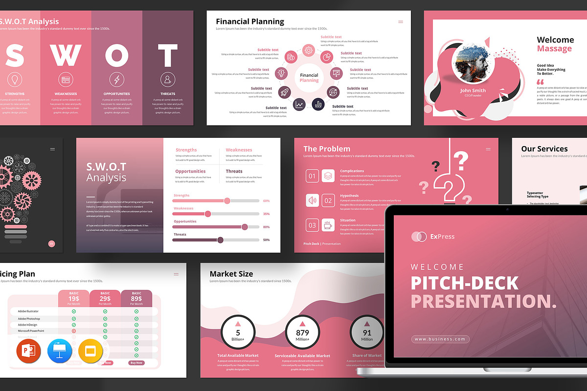 Pitch Deck Presentation Template, a Presentation Template by CreativeSlides (Photo 34 of 34)