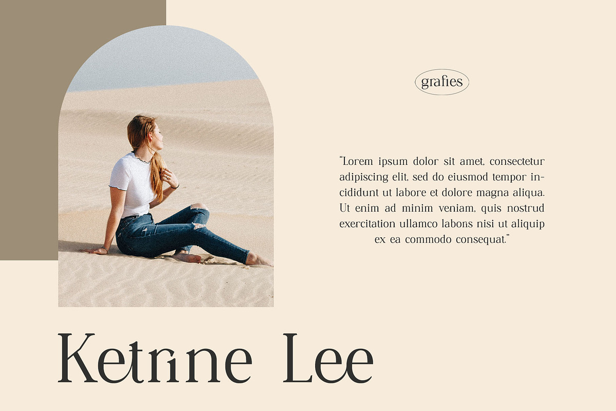 Grafies | Classy Ligature Serif, a Serif Font by BrandSemut (Photo 6 of 10)