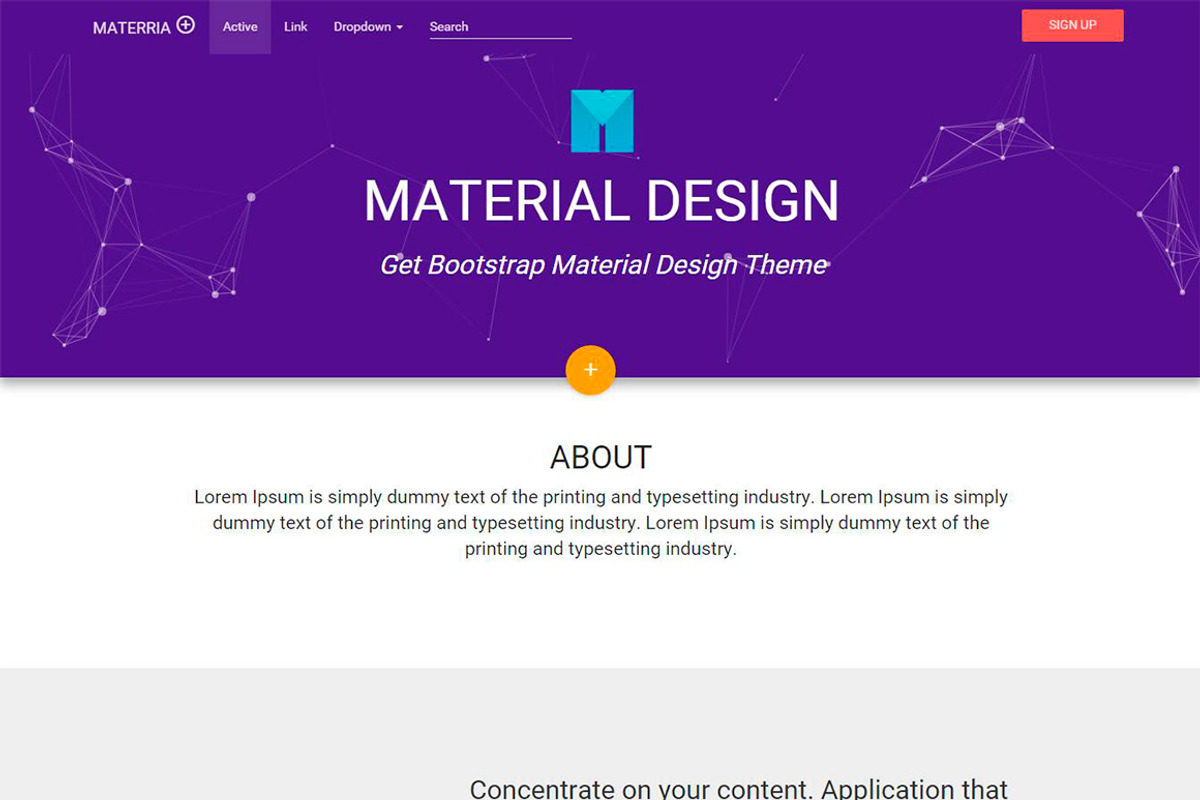 8 Bootstrap One-Page templates, a Websites & App Template by Bootstraptor (Photo 3 of 10)