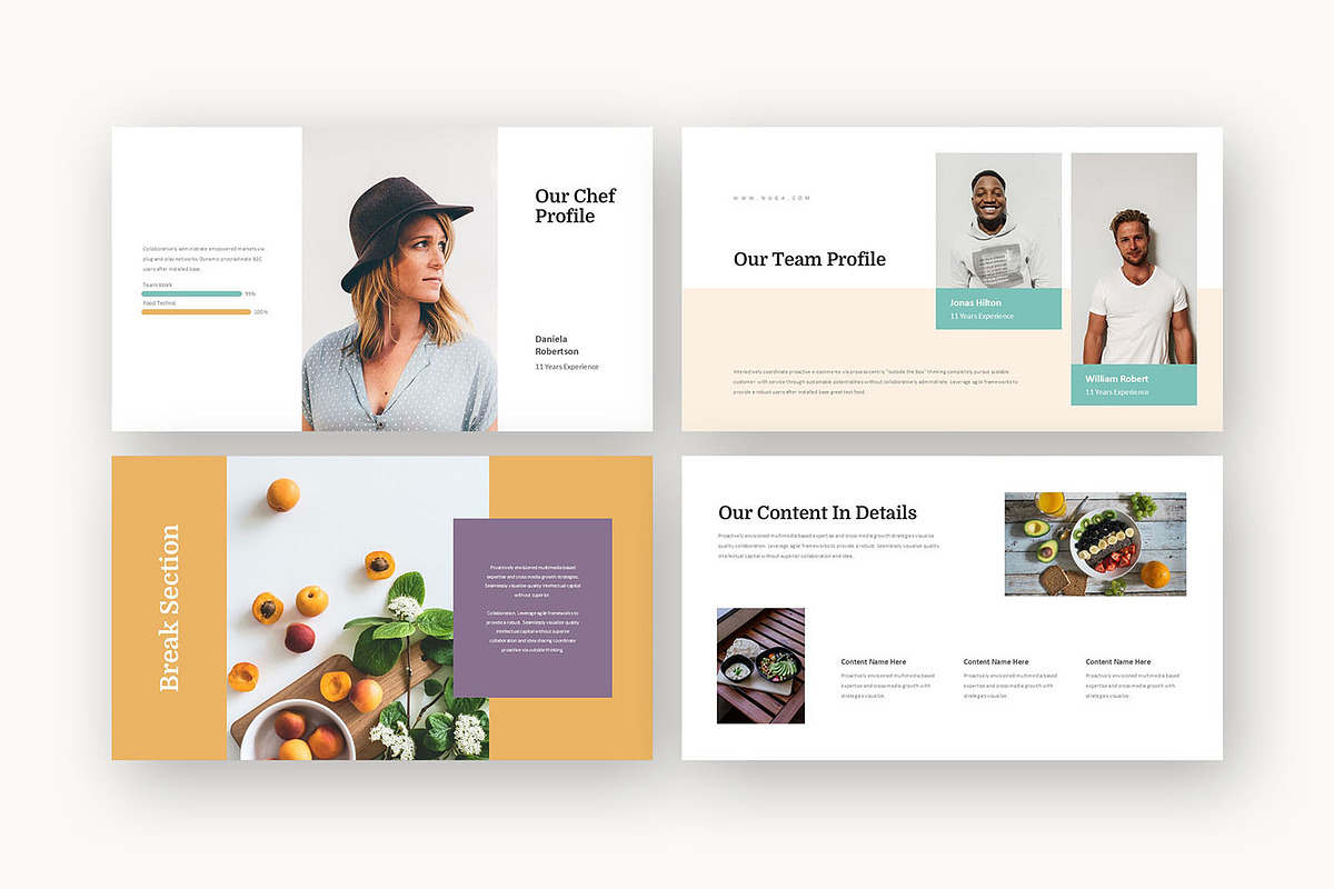 Nuga : Natural Food Google Slides, a Presentation Template by Punkl Camp (Photo 5 of 15)
