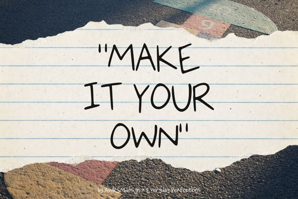 Farnelo | Handwriting Display Font, a Handwritten Font by Everyday Perfection (Photo 4 of 5)