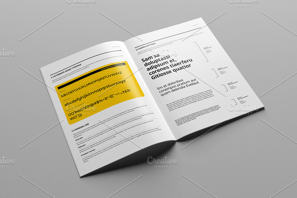 Brand Manual 32 Pages A4 / US Letter, a Brochure Template by Mastergfx (Photo 25 of 35)