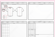 T-Shirts Tech Pack Template, an Apparel Mockup by HYDNSTUDIO (Thumbnail 4 of 6)