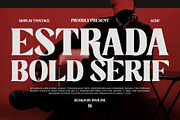 Estrada - Serif Font, a Serif Font by Inviline.co (Thumbnail 1 of 10)