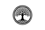 Tree of Life Circle Frame Bundle, an Illustration by Gaye Art (Thumbnail 34 of 51)