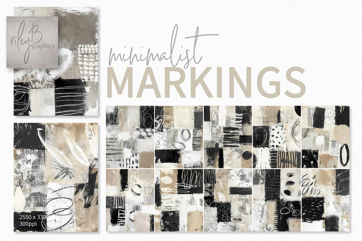 Minimalist Markings, a Decorative Illustration by rileyBgraphics (Photo 1 of 7)