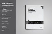Universal Brand Manual, a Brochure Template by voryu (Thumbnail 1 of 6)