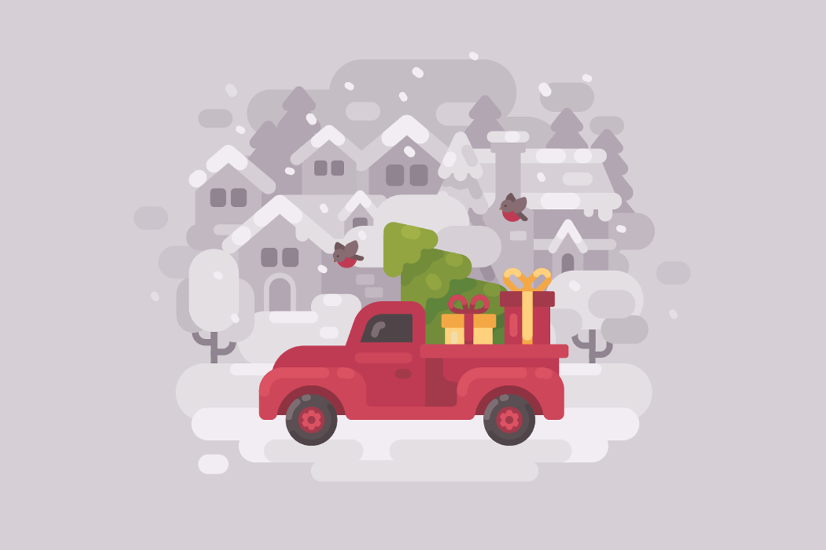 White Christmas, an Illustration by Ivan Dubovik (Photo 6 of 12)