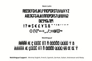 The Marlin Font, a Sans Serif Font by YandiDesigns (Thumbnail 2 of 4)