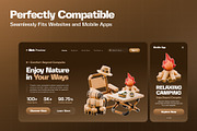 Camping Supplies 3D Icon Pack, an Object 3D Model by Haps Space (Thumbnail 3 of 4)