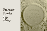 Embossed Powder Logo Mockup 02, an Advertising Mockup by Duet Atelier (Thumbnail 1 of 4)