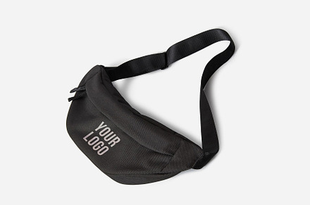 Transit bag branding logo mockup