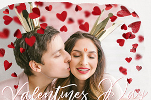 Valentine's Day Photoshop Overlays